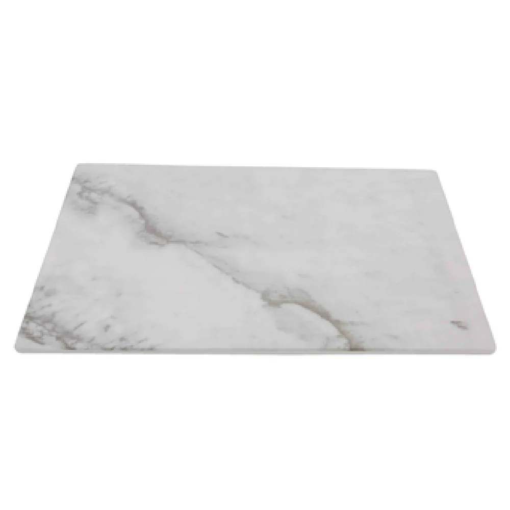 Thunder Group SB514W 14-3/4 Inch Melamine Serving Board Faux Marble White Shadow Thunder Group SB514W 14-3/4 Inch Melamine Serving Board Faux Marble White Shadow