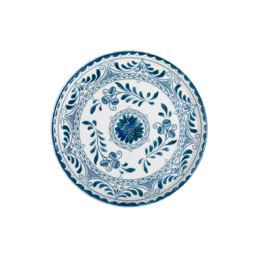 Steelite A102P803 7.5 Inch Talavera Motiva Round Plate Alumina Vitrified Blue Steelite A102P803 7.5 Inch Talavera Motiva Round Plate Alumina Vitrified Blue