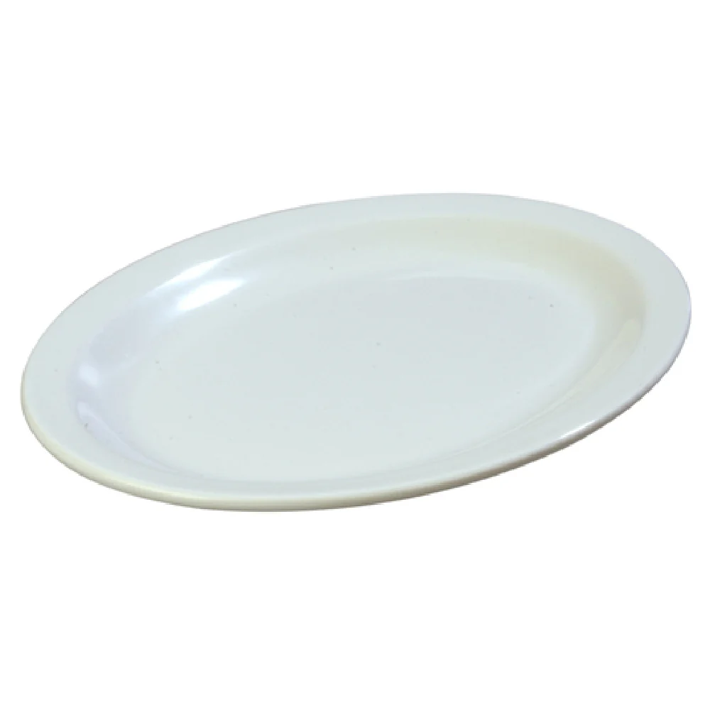 Carlisle KL12702 12 Inch White Platter Melamine Scratch Stain Chip Resistant