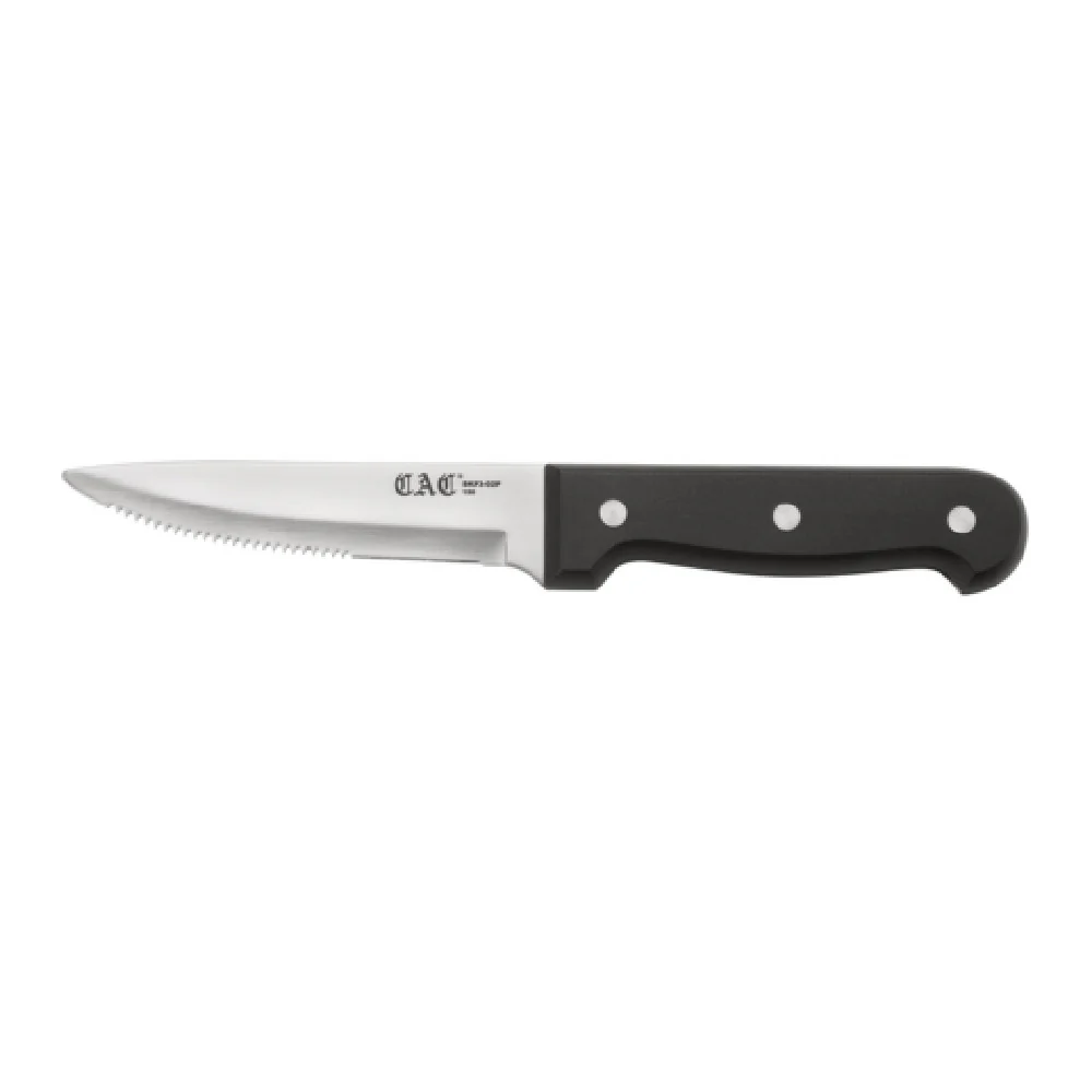 CAC China SKP3-02P 5 Inch Blade 4.5 Inch Handle Steak Knife Plastic Handle - Jumbo Knife