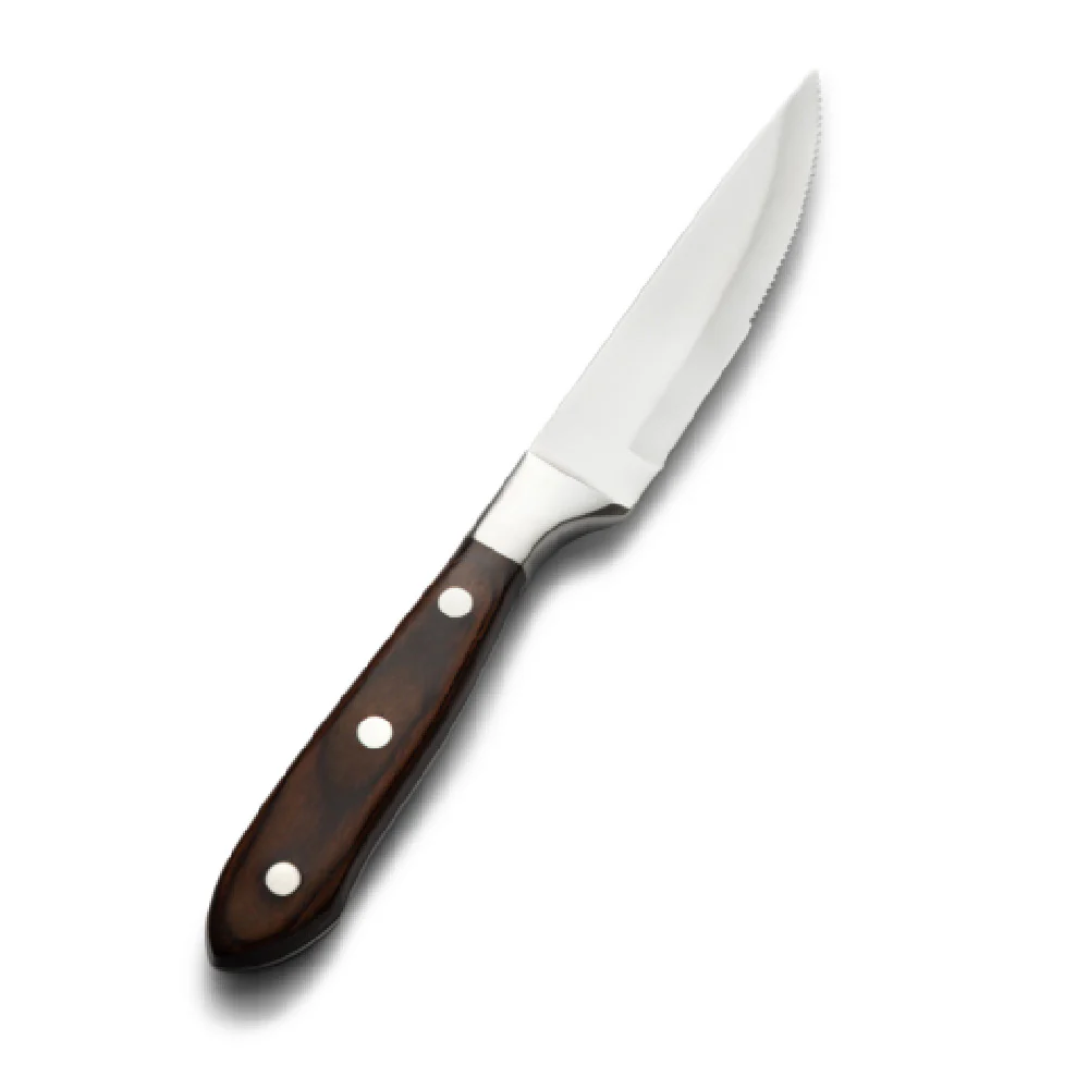 Bon Chef S940 9.75 Inch 13/0 Stainless Steel Blade Dark Wood Handle Knife Bon Chef S940 9.75 Inch 13/0 Stainless Steel Blade Dark Wood Handle Knife