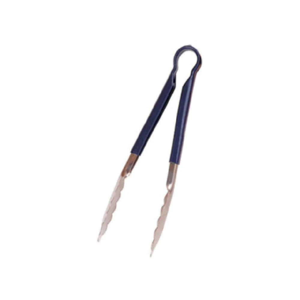 Crestware CG12BL 12 Inch Seafood Tongs Color Coated Handle Blue Stainless Steel Crestware CG12BL 12 Inch Seafood Tongs Color Coated Handle Blue Stainless Steel