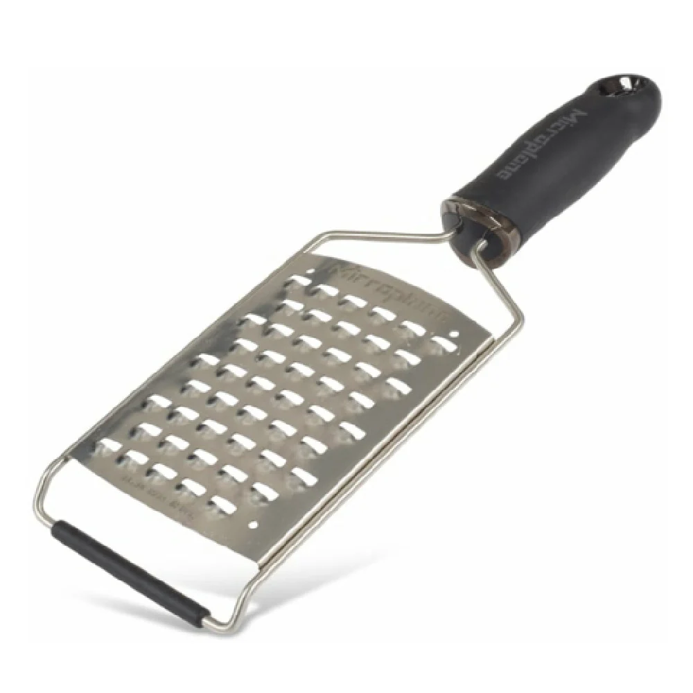 JB Prince U162 4 Inch Microplane Ultra Coarse Grater Manual Stainless Steel TPE Handle