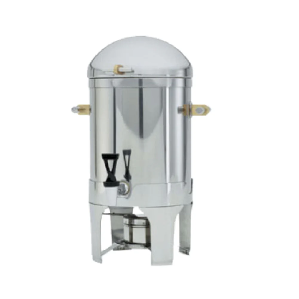 Vollrath 46093 3 Gallon Canned Heat Coffee Urn Stainless Steel with Rack