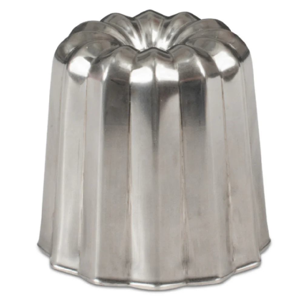 JB Prince MA153 3oz Cannele Mold Stainless Steel Made in France 6 Packs