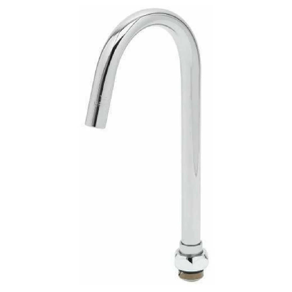 T&S Brass 179XP-F05 4-1/4 Inch Swivel Gooseneck Nozzle Chrome Low Lead Brass T&S Brass 179XP-F05 4-1/4 Inch Swivel Gooseneck Nozzle Chrome Low Lead Brass
