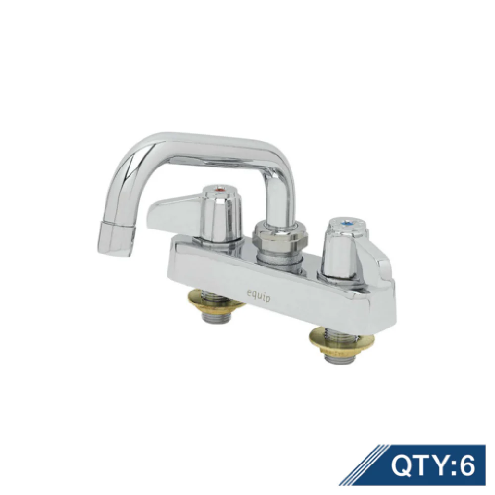 T&S Brass 5F-4CLX06-PQ6 4 Inch Equip Mixing Faucet with Ceramic Cartridges T&S Brass 5F-4CLX06-PQ6 4 Inch Equip Mixing Faucet with Ceramic Cartridges