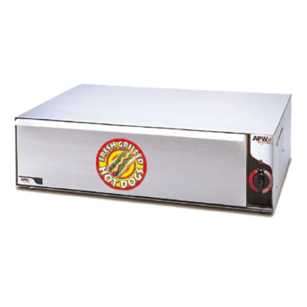 APW Wyott BW-50_220/60/1 34 Inch Hot Dog Bun Warmer Free Standing Removable Pan APW Wyott BW-50_220/60/1 34 Inch Hot Dog Bun Warmer Free Standing Removable Pan