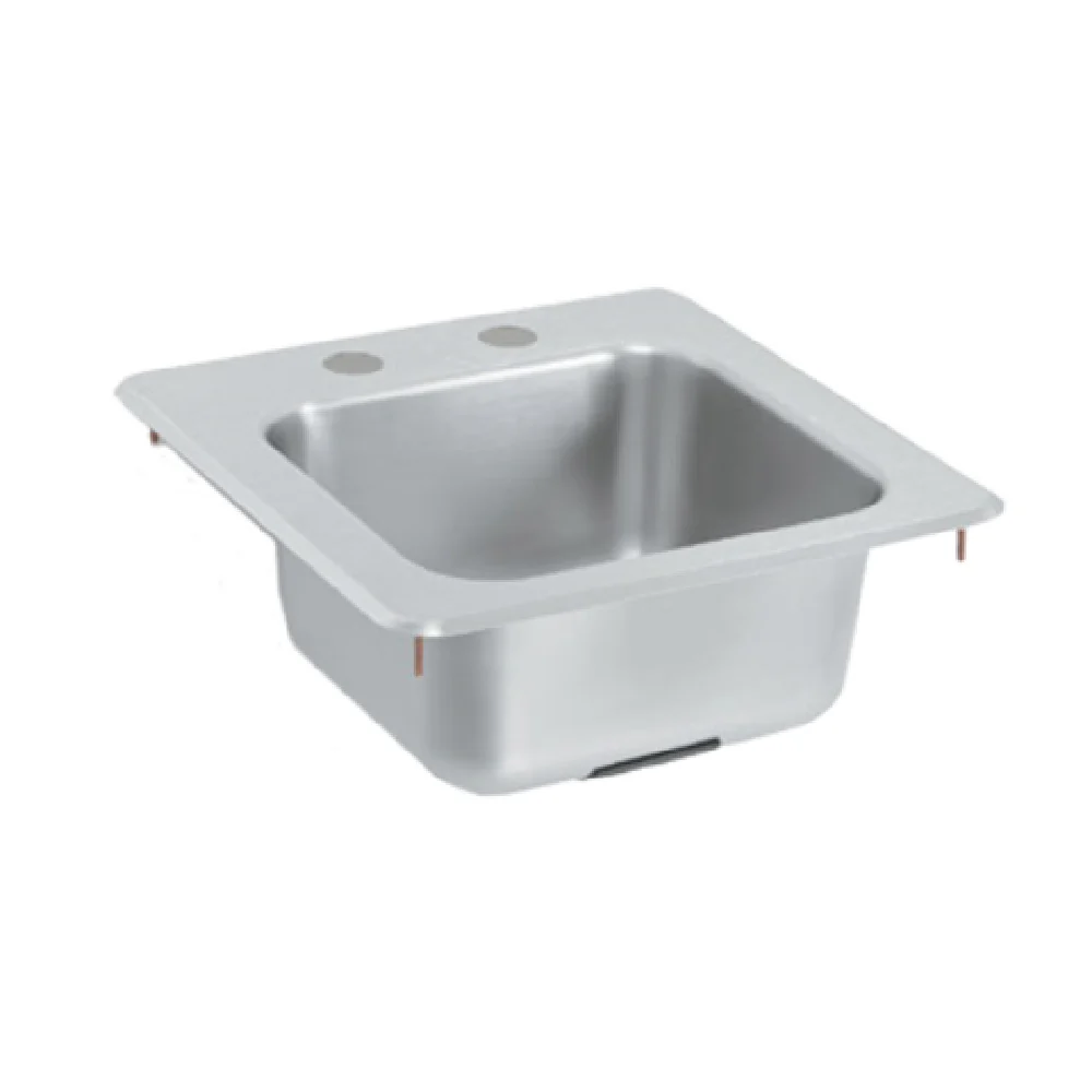 Vollrath K1554-C 11 Inch Underbar Sink Drop-in Stainless Steel with Faucet