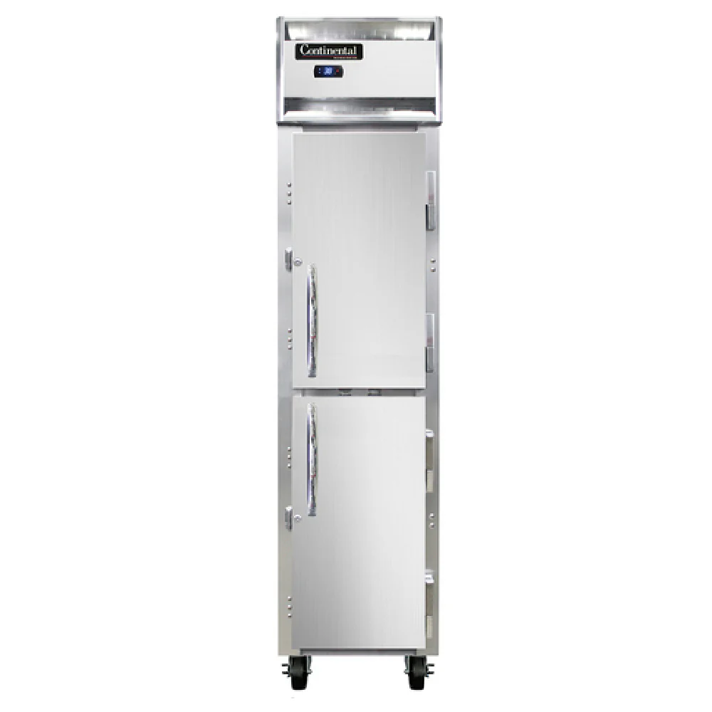 Continental Refrigerator 1RSESNSSHD 17-3/4 Inch Slim Line Reach-in Refrigerator Self-contained