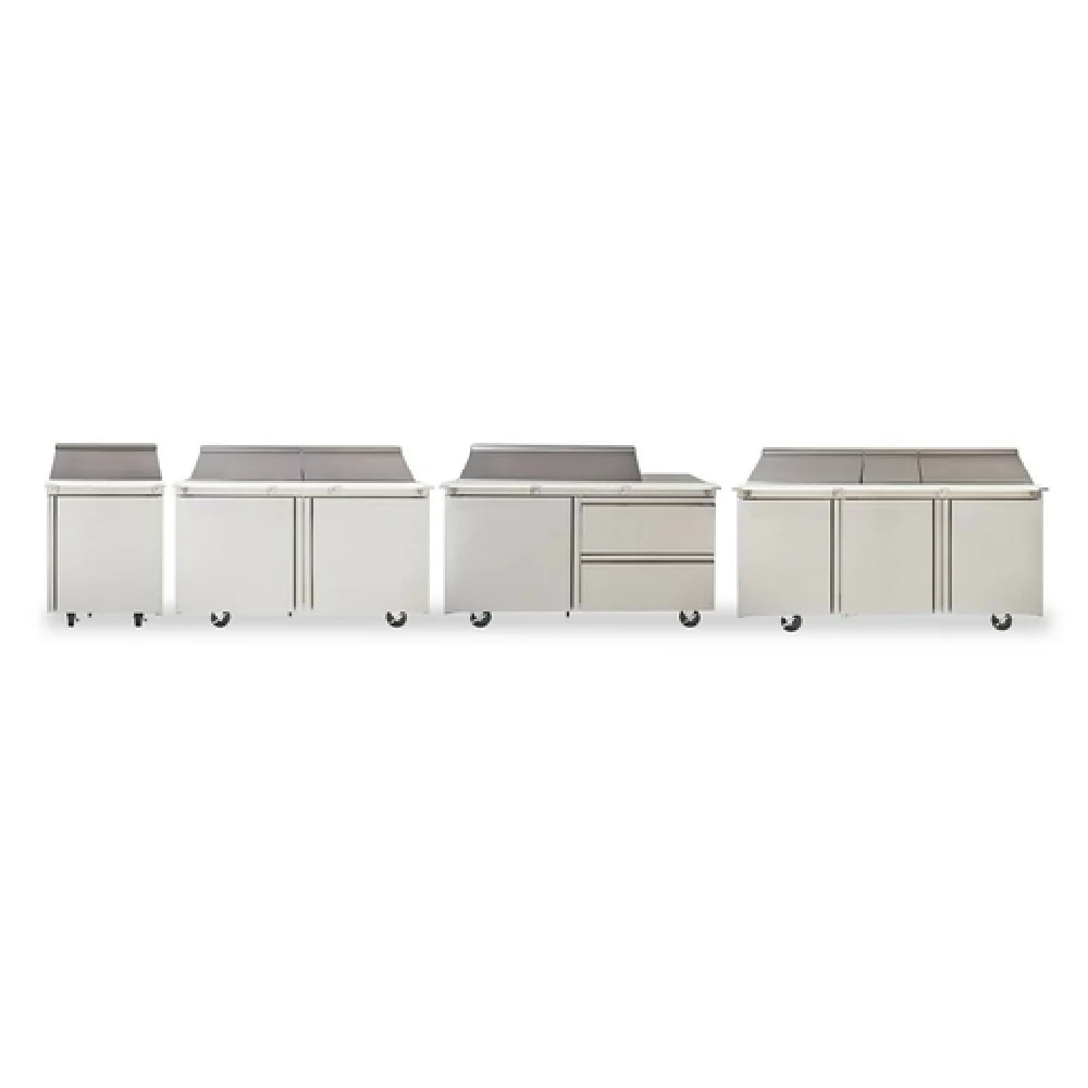 Delfield 4460NP-24M_220/60/1 60 Inch Mega Top Sandwich Salad Refrigerator 20.20 cu ft
