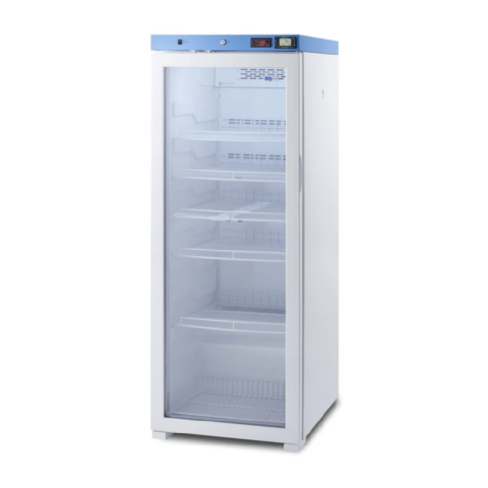 Summit ACR1322G 24 Inch Upright Refrigerator Medical Stainless Steel 12.71 cu ft