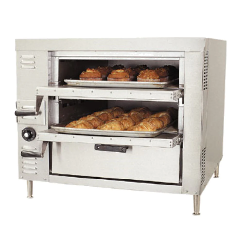 Bakers Pride GP61 42 Inch Gas Pizza Bake Oven Countertop with 45,000 BTU Bakers Pride GP61 42 Inch Gas Pizza Bake Oven Countertop with 45,000 BTU