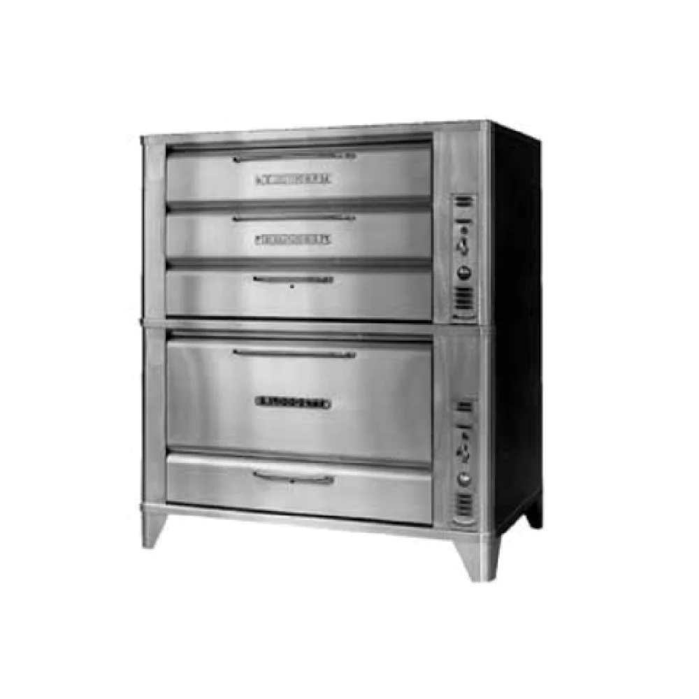 Blodgett 981-966_LP 42 Inch Two-Section Gas Oven Stainless Steel Deck-Type 100000 BTU