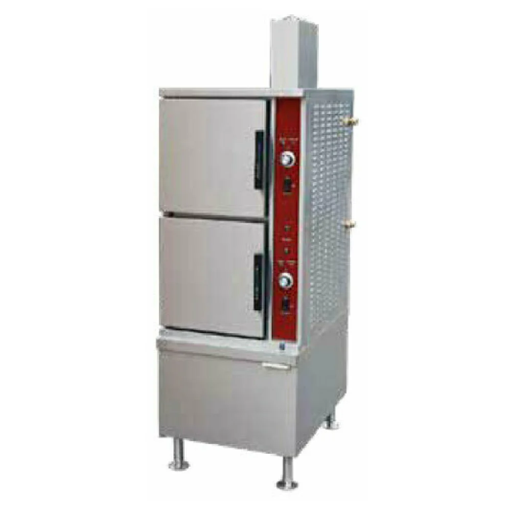 Crown SX-7G3_NAT 24 Inch Floor Model Gas Convection Steamer 2 47000 BTU Crown SX-7G3_NAT 24 Inch Floor Model Gas Convection Steamer 2 47000 BTU