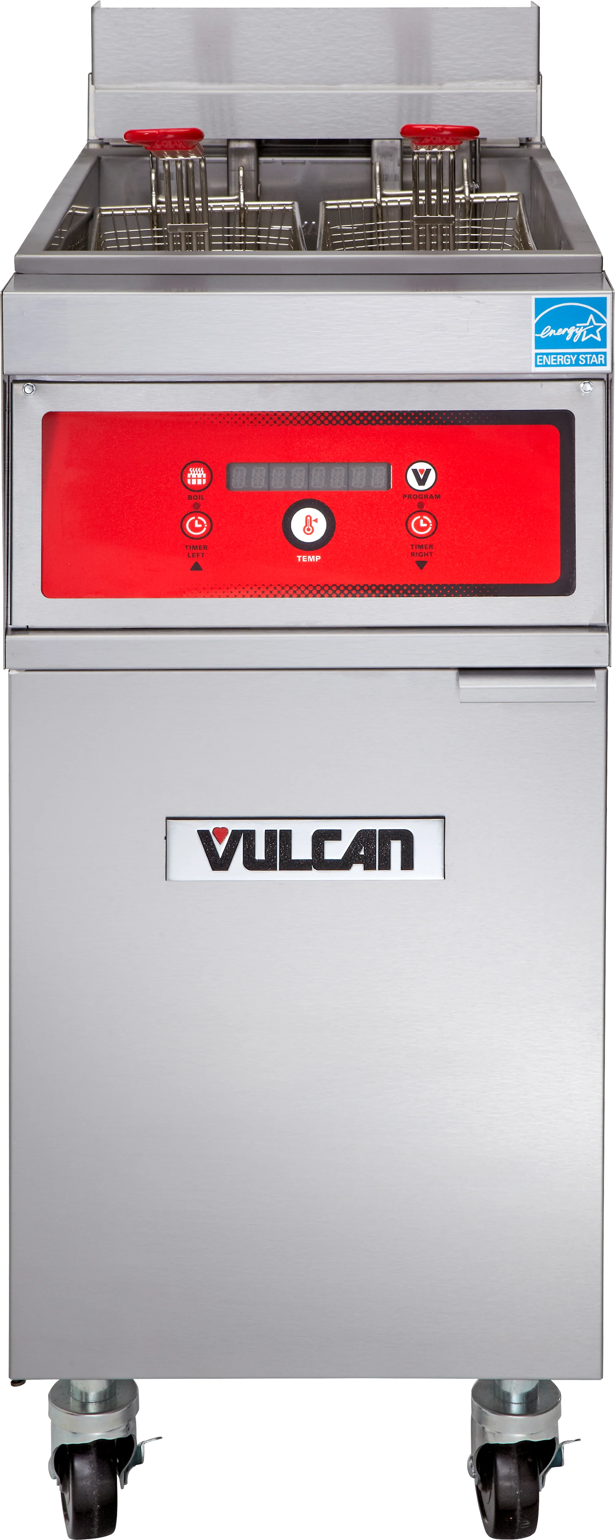 Vulcan 1ER50D_208/60/3 15-1/2 Inch Electric Deep Fryer 50 lbs Capacity and Digital Controls Vulcan 1ER50D_208/60/3 15-1/2 Inch Electric Deep Fryer 50 lbs Capacity and Digital Controls