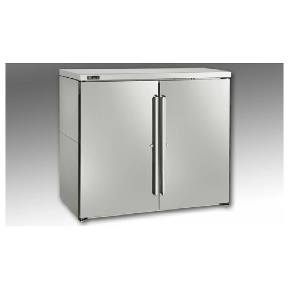 Perlick DBN40 40 Inch Narrow Door Non-Refrigerated Back Bar Cabinet with Vinyl Shelves