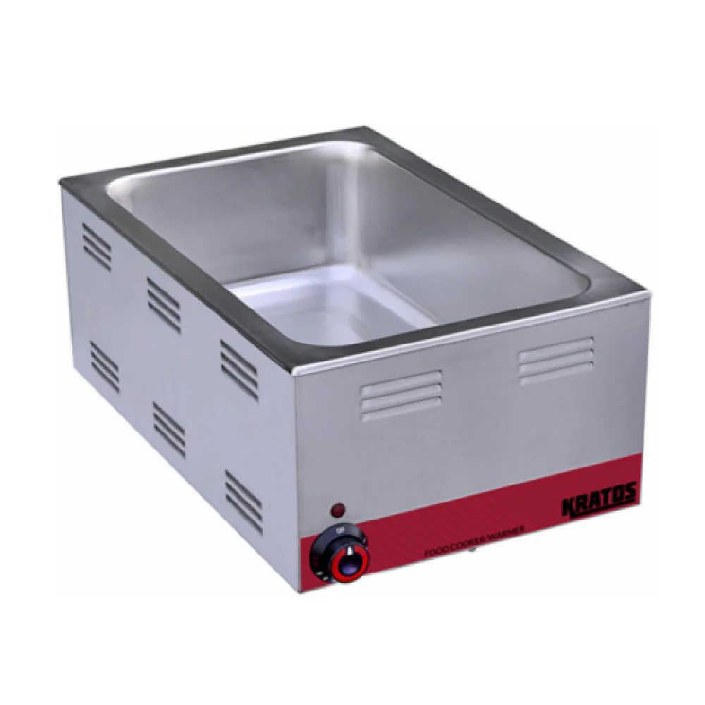 Hubert 75720 Kratos® Full-Size Food Warmer And Cooker 1500 Watts Fits 12