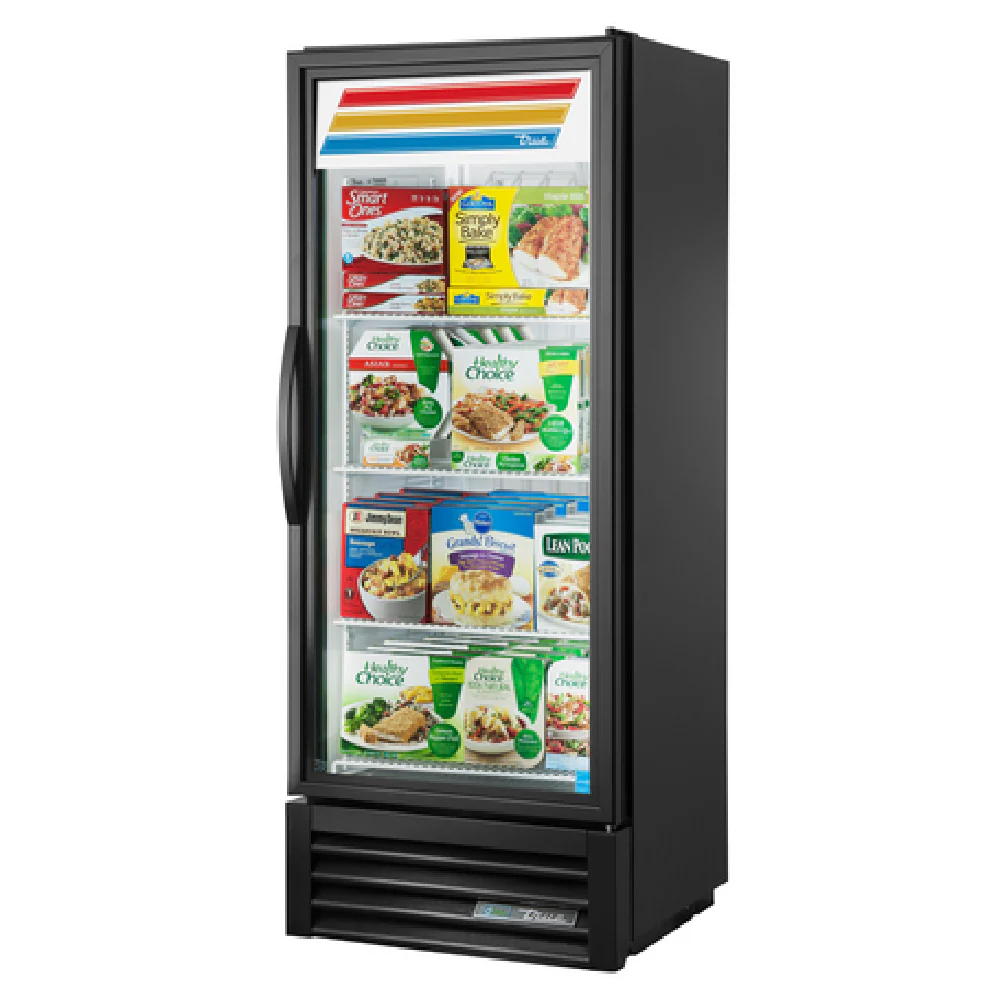 True Refrigeration GDM-12F-HC~TSL01_WH 25 Inch Freezer Merchandiser with 3 Shelves