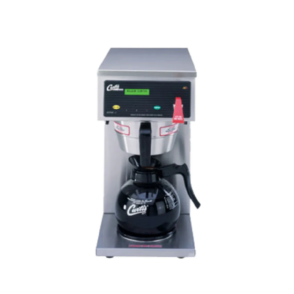 Curtis ALP1GT12A000 9 Inch Automatic Coffee Brewer Stainless Steel 12 Cup with Hot Water Faucet