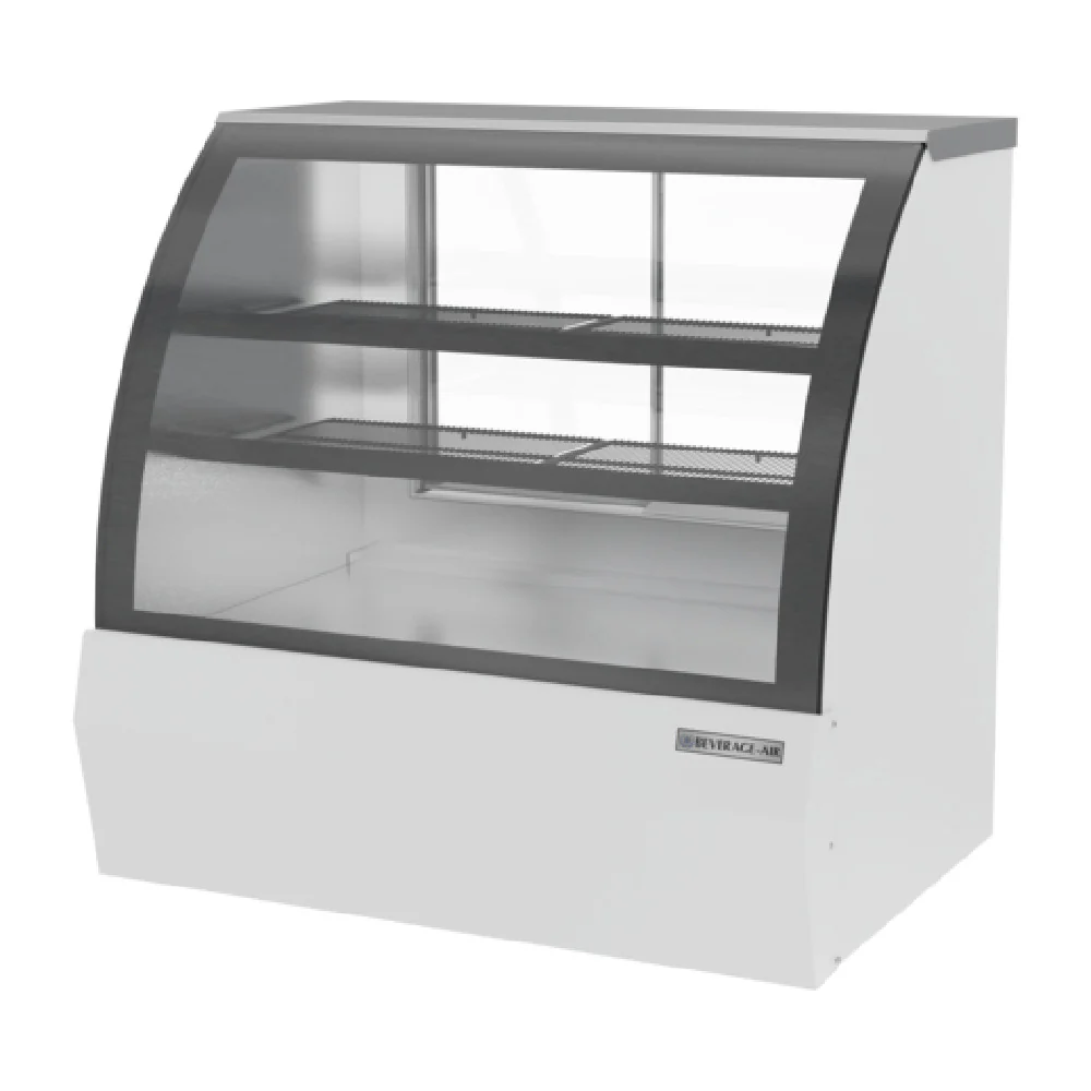 Beverage Air CDR4HC-1-W-D 49 Inch Dry Deli Case Open Food Rated Stainless Steel Interior