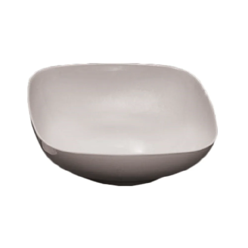 Thunder Group PS3111W 11 Inch Square Bowl 128 Oz Break-Resistant Melamine White