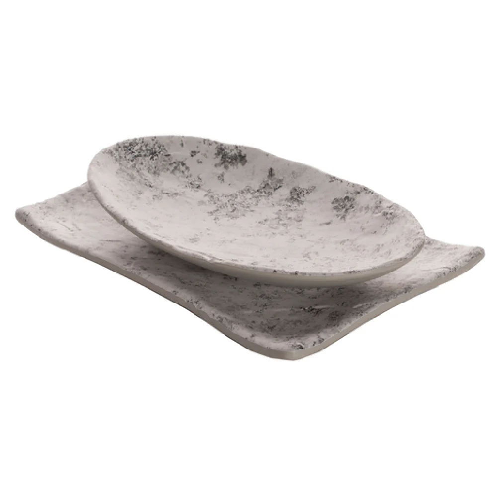 GET Enterprises 15005103006 11-4/5 Inch Oblong Plastic Plate Dishwasher Safe BPA Free GET Enterprises 15005103006 11-4/5 Inch Oblong Plastic Plate Dishwasher Safe BPA Free