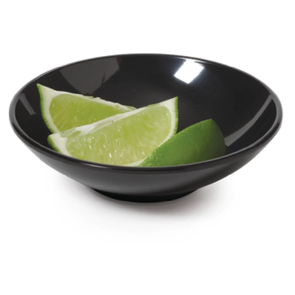 GET Enterprises B-453-BK 4.5 Oz Side Dish Bowl Round Break-Resistant Melamine Black GET Enterprises B-453-BK 4.5 Oz Side Dish Bowl Round Break-Resistant Melamine Black