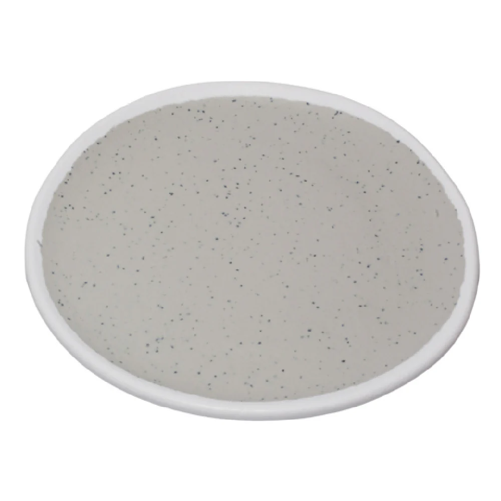 GET Enterprises P-75-DVG 7-1/2 Inch Round Bread Side Dish Melamine Dove Gray