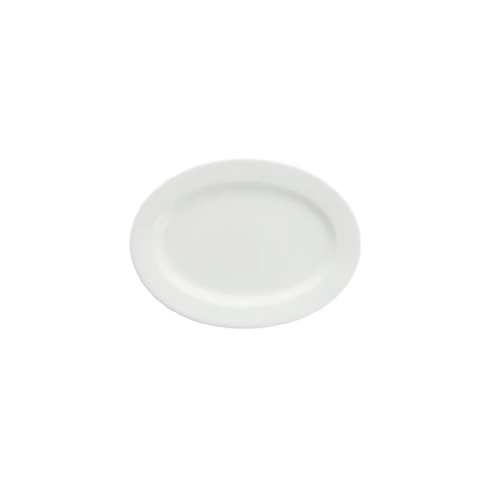 Fortessa HBW-00-304 9.5 Inch Oval Platter China Dishwasher and Microwave Safe