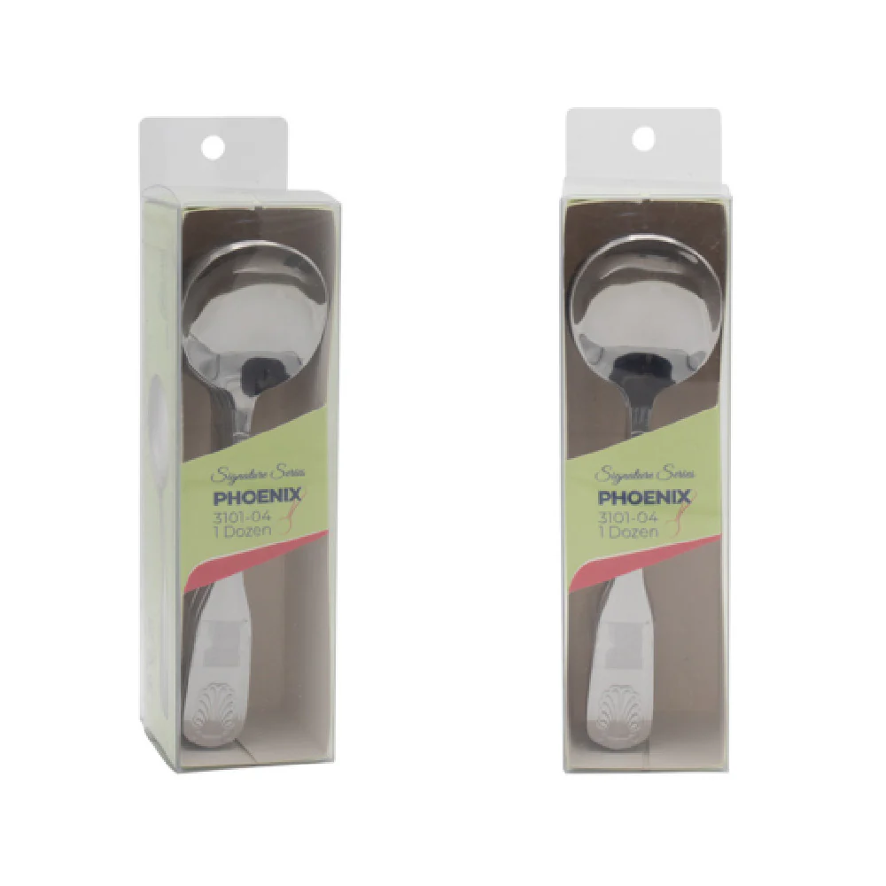 CAC China 3101-04 6 3/8 Inch Bouillon Spoon Heavy Duty with 18/0 Stainless Steel CAC China 3101-04 6 3/8 Inch Bouillon Spoon Heavy Duty with 18/0 Stainless Steel