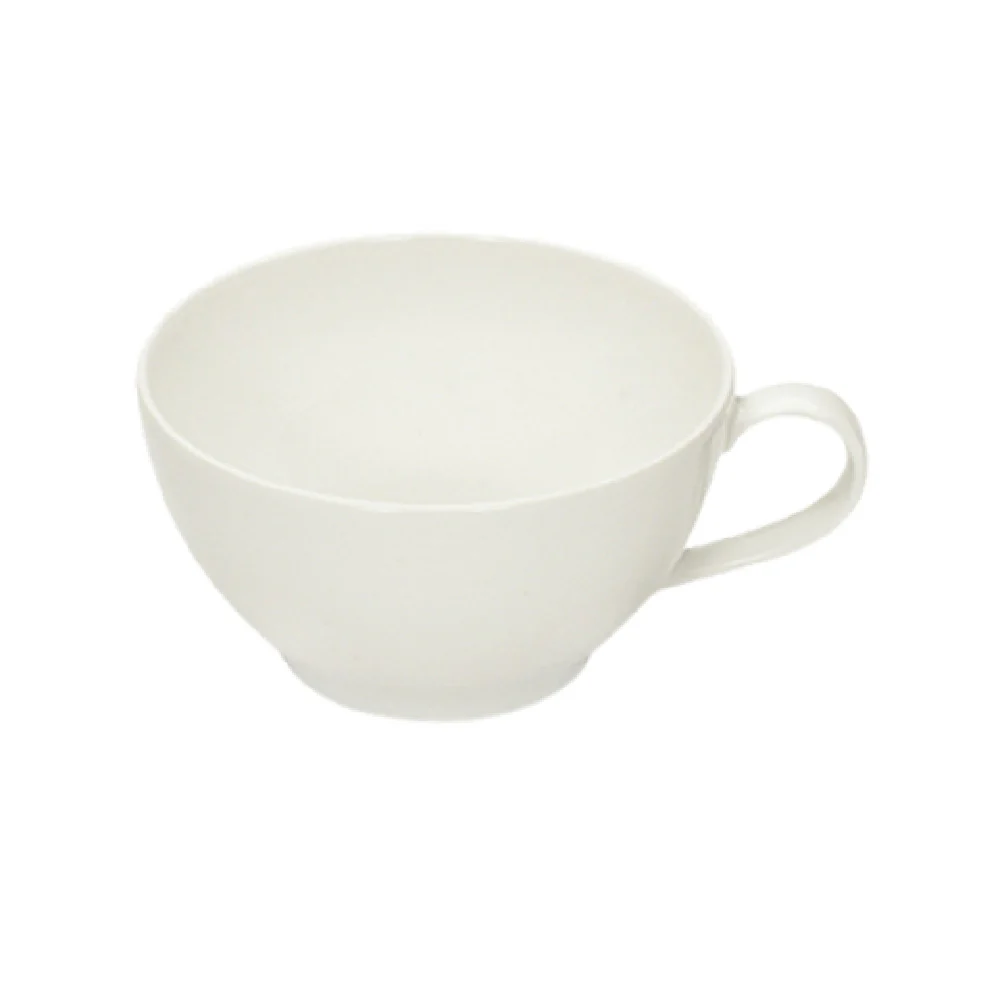 BauscherHepp T515269 5.8 Oz Cup with Handle Porcelain Bone White