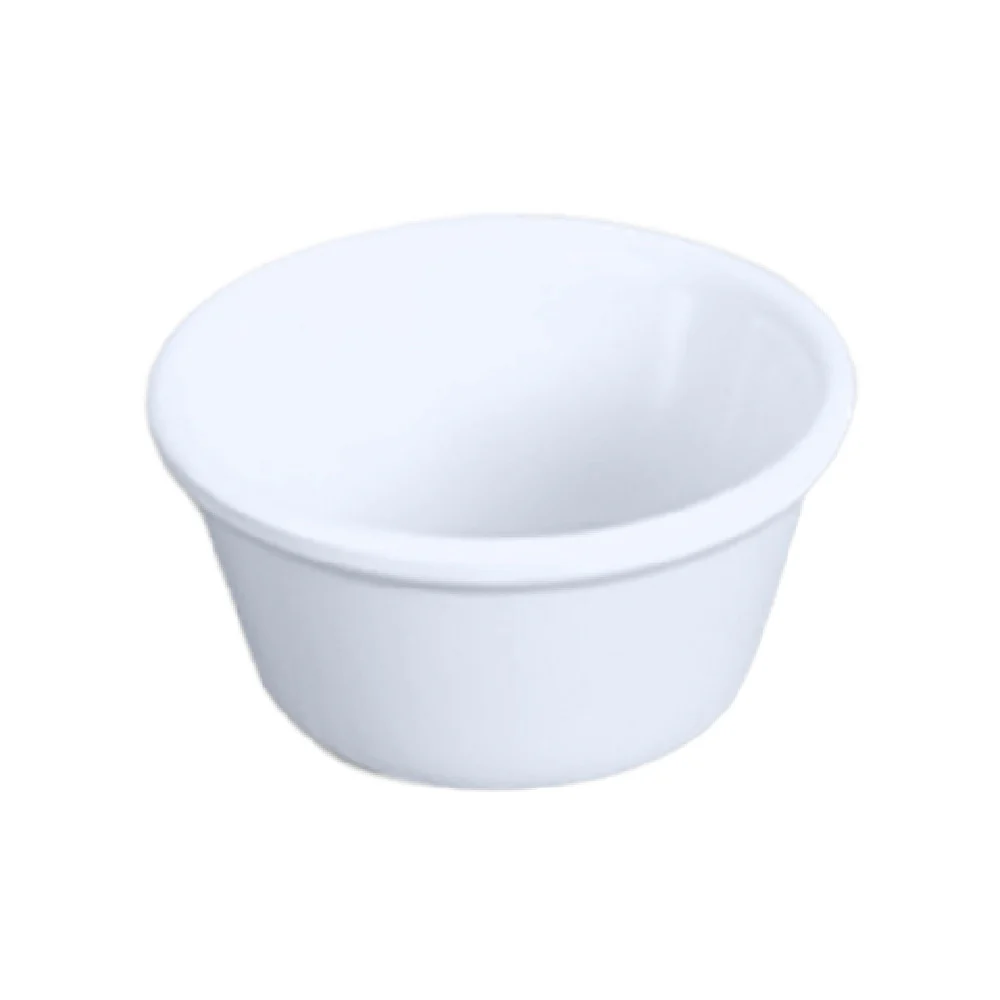 Thunder Group ML538W1 4 Oz Ramekin White Smooth Break-Resistant Melamine Thunder Group ML538W1 4 Oz Ramekin White Smooth Break-Resistant Melamine