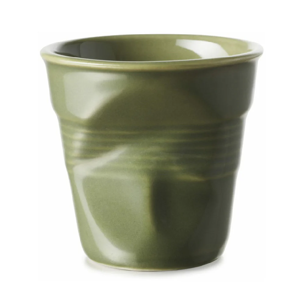 Revol 656077 2.71 Oz Espresso Tumbler Porcelain Round Green Garrigue Revol 656077 2.71 Oz Espresso Tumbler Porcelain Round Green Garrigue
