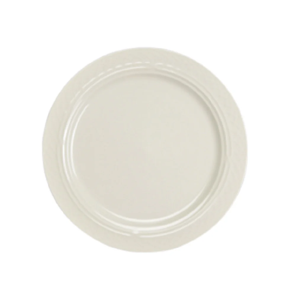 Steelite HL3427000 12-1/2 Inch Round Plate Gothic Blanc - Plate China Steelite HL3427000 12-1/2 Inch Round Plate Gothic Blanc - Plate China