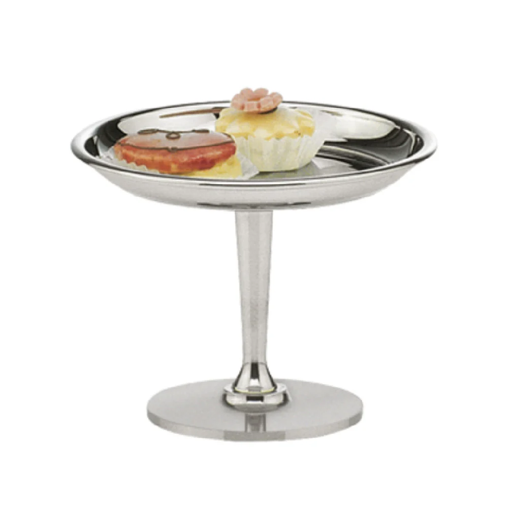 BauscherHepp 12.4868.1600 6.4 Inch Pastry Stand Stainless Steel with Profile by Hepp