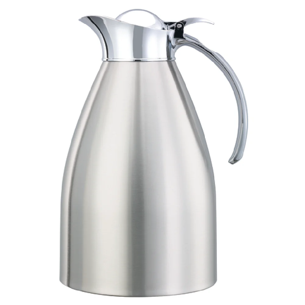 Service Ideas 982C15BS 1.5 Liter Carafe Vacuum Insulated Stainless Steel with Flip-Top Lid Service Ideas 982C15BS 1.5 Liter Carafe Vacuum Insulated Stainless Steel with Flip-Top Lid