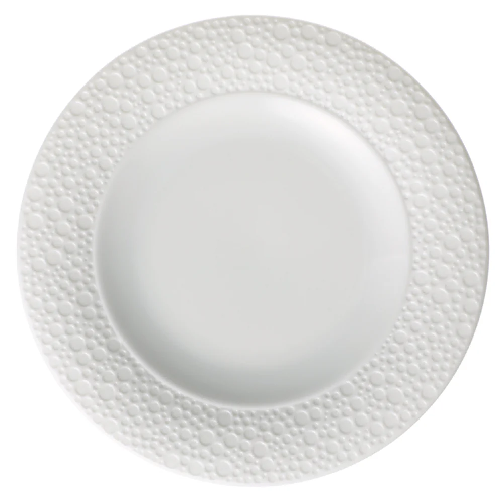 1880 Hospitality R4920000149 10-1/4 Inch Round Plate with smooth glazed center well Porcelain