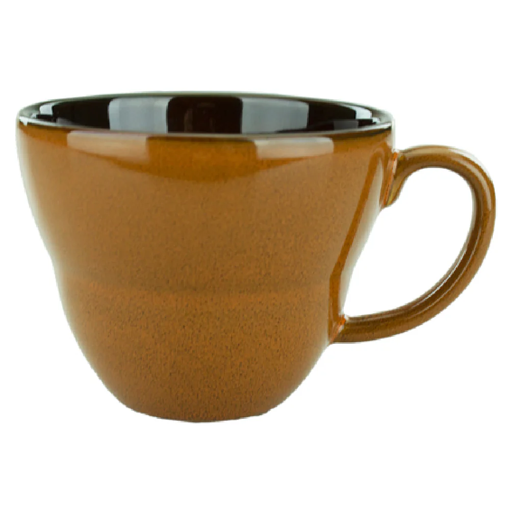 International Tableware LU-1-TA 9 Oz. Cup Lead Free Ceramic Terracotta