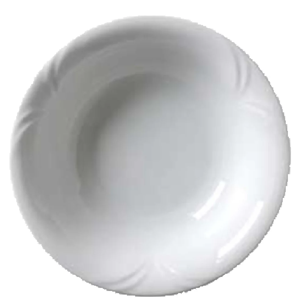 Vertex China PA-10 11 Oz Soup/Cereal Bowl Round Embossed Polished Foot Porcelain Bright White 6-1/2 Inch Diameter Vertex China PA-10 11 Oz Soup/Cereal Bowl Round Embossed Polished Foot Porcelain Bright White 6-1/2 Inch Diameter