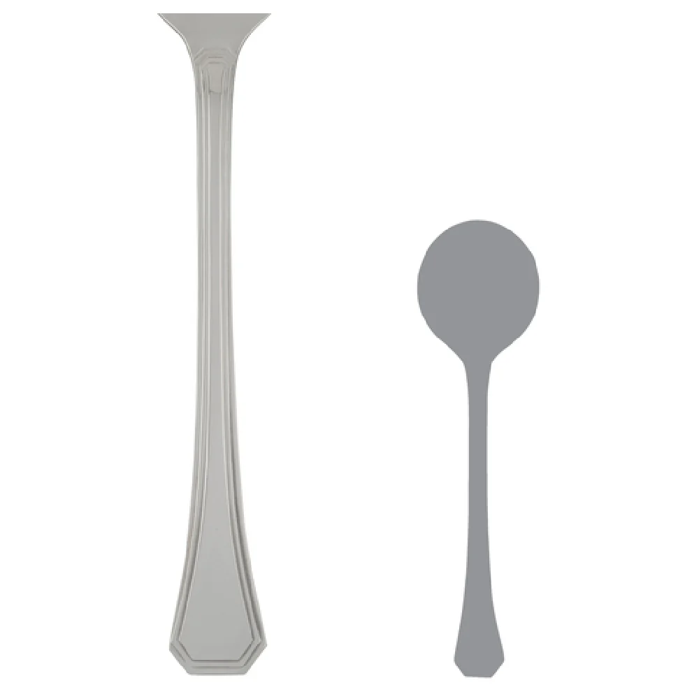 Steelite 5303S002 6-3/4 Inch Soup Spoon Round Bowl Deluxe 18/10 Stainless Steel