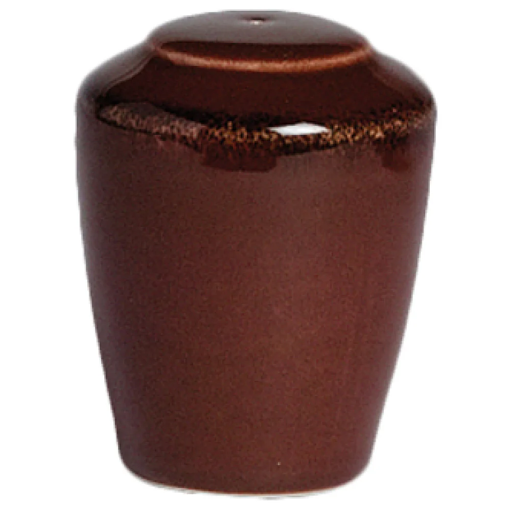 Steelite 11230841 2-1/4 Inch Madison Salt Shaker China Terramesa Mocha