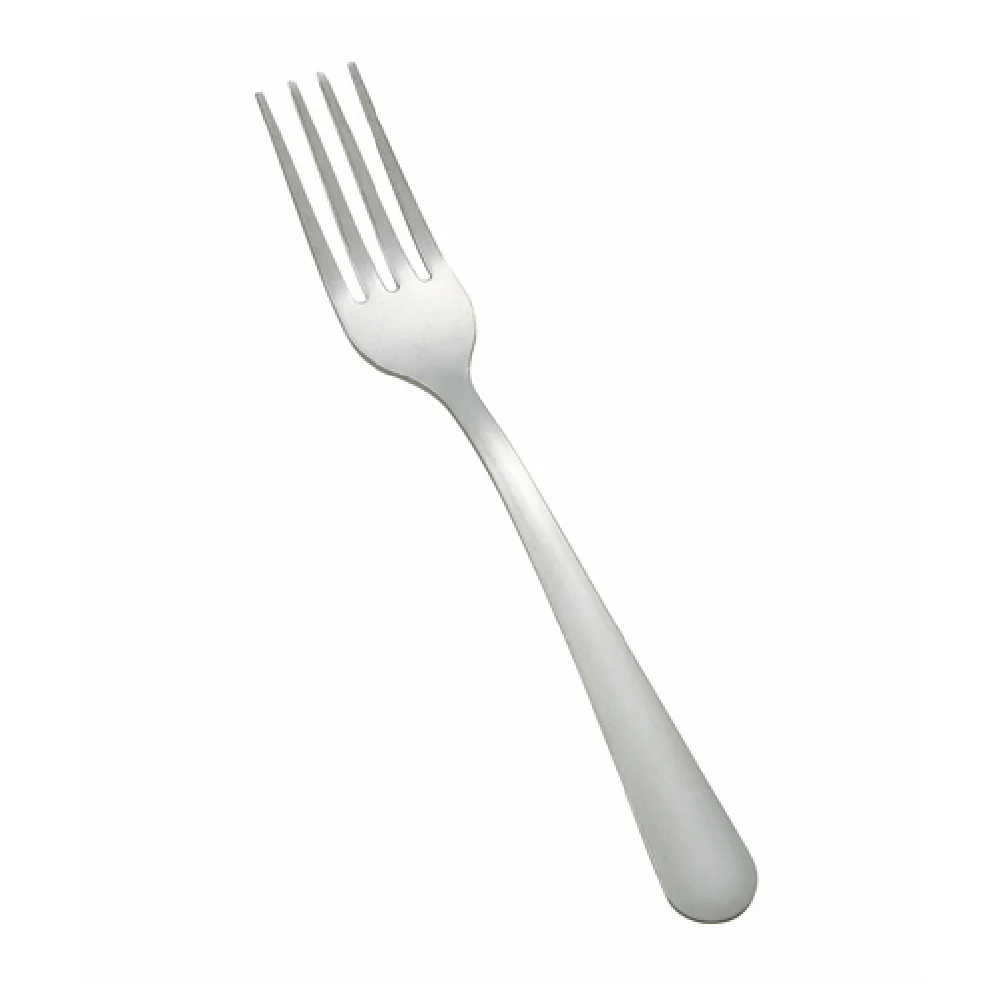 Winco 0012-05 7-1/16 Inch Dinner Fork Heavy Weight Vibro Finish 18/0 Stainless Steel