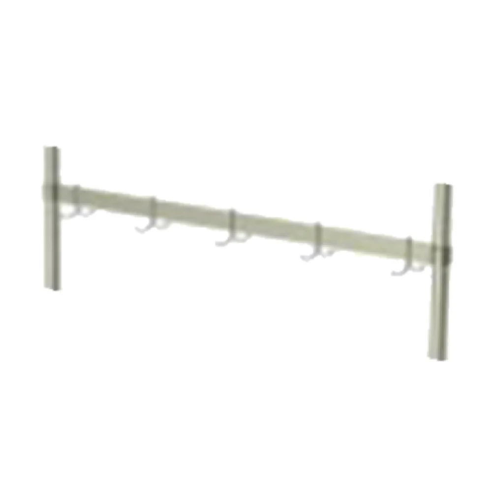 AERO Manufacturing FUR-84 84 Inch Utensil Rack Pot Hooks Stainless Steel with Adjustable Design
