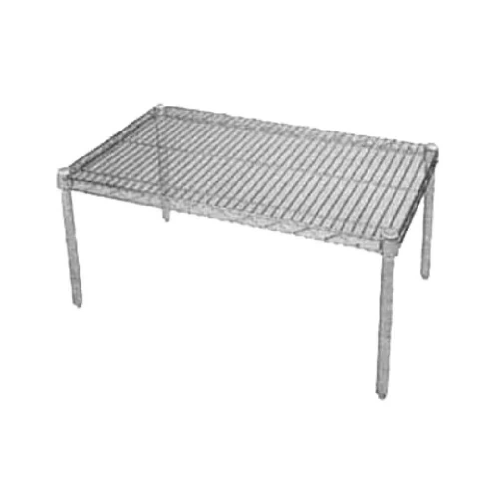 Metro P1836NC 36 Inch Dunnage Rack Open Wire Chrome with Leveling Bolt Metro P1836NC 36 Inch Dunnage Rack Open Wire Chrome with Leveling Bolt