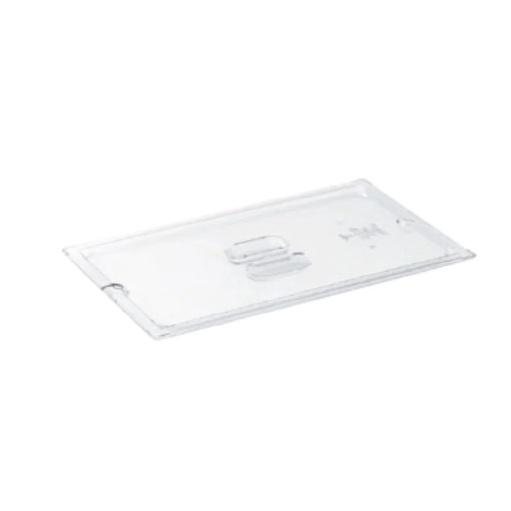 Vollrath 32200 1/2 GN Flat Slotted Cover Clear Polycarbonate Food Pan Lid