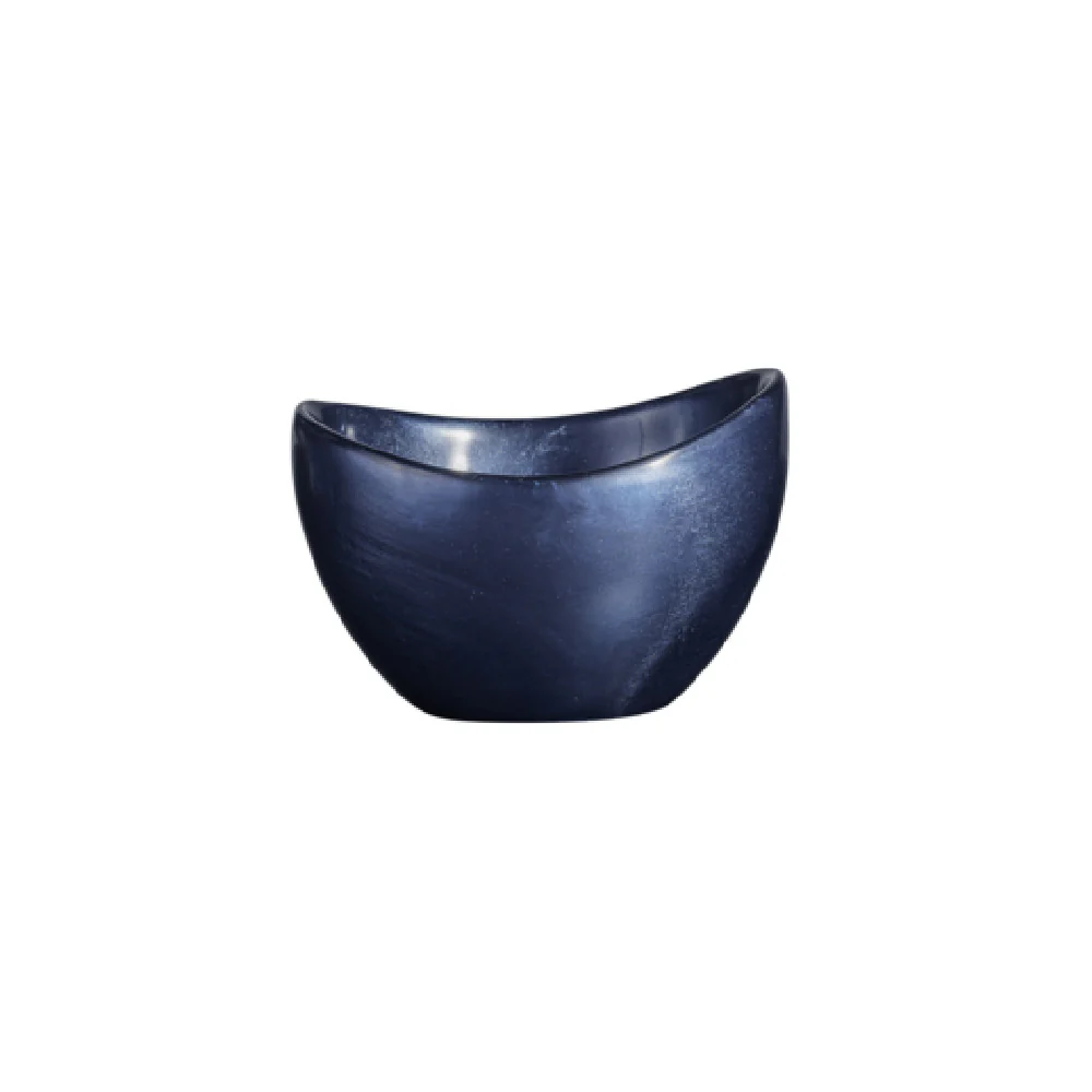 Steelite 7770ER215 7.125 Inch Bowl 1.25 Quarts Navy Folio Resin - Large Bowl