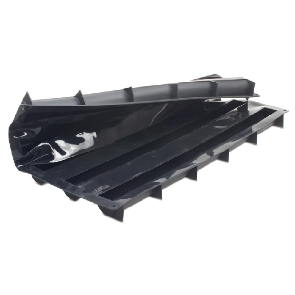 JB Prince M619 F 23-1/2 Inch Flexible Baking Mold with 5 Tronchetto Mignon Black Silicone