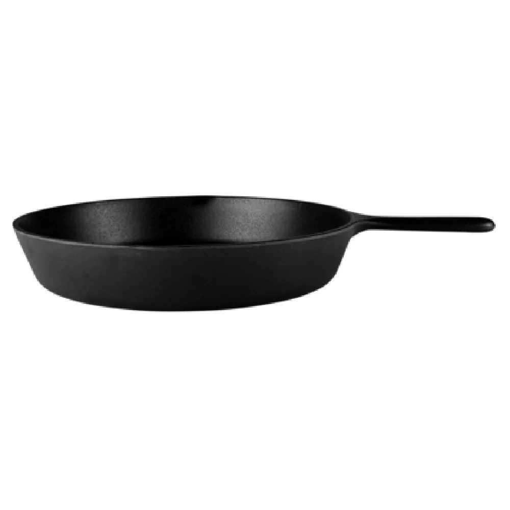 GET Enterprises MFP10-B 10 Inch Melamine Fry Pan Faux Cast Iron Black