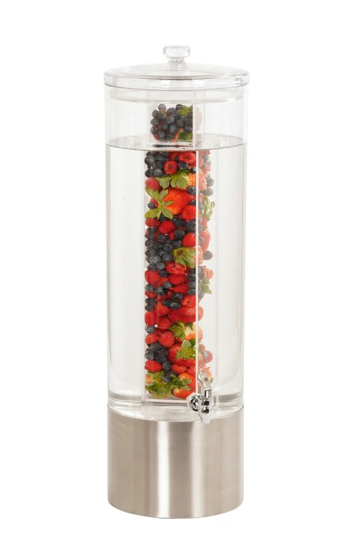 Cal Mil 22095-5INF-55 12-1/2 Inch Beverage Dispenser with Infusion Chamber Acrylic Cal Mil 22095-5INF-55 12-1/2 Inch Beverage Dispenser with Infusion Chamber Acrylic